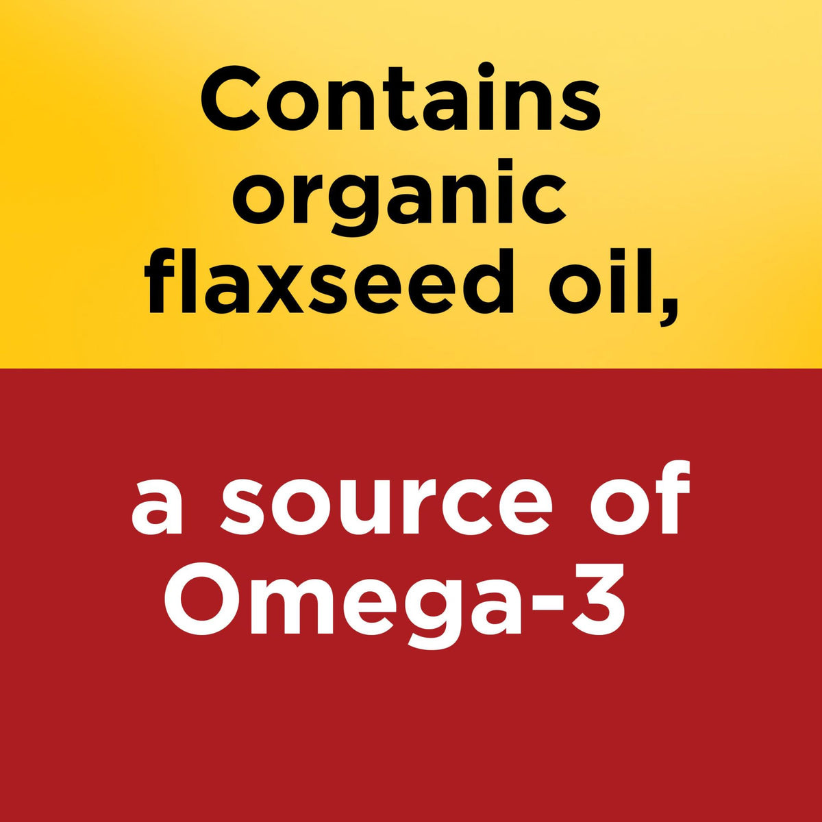 Nature Made flaxseed oil ingredients panel