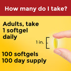 Nature Made flaxseed oil softgels close up