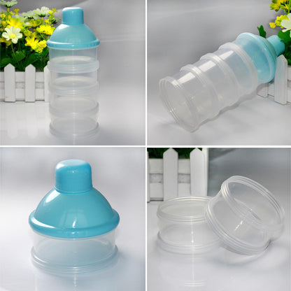 Close up view of the airtight silicone sealing on the formula container cap