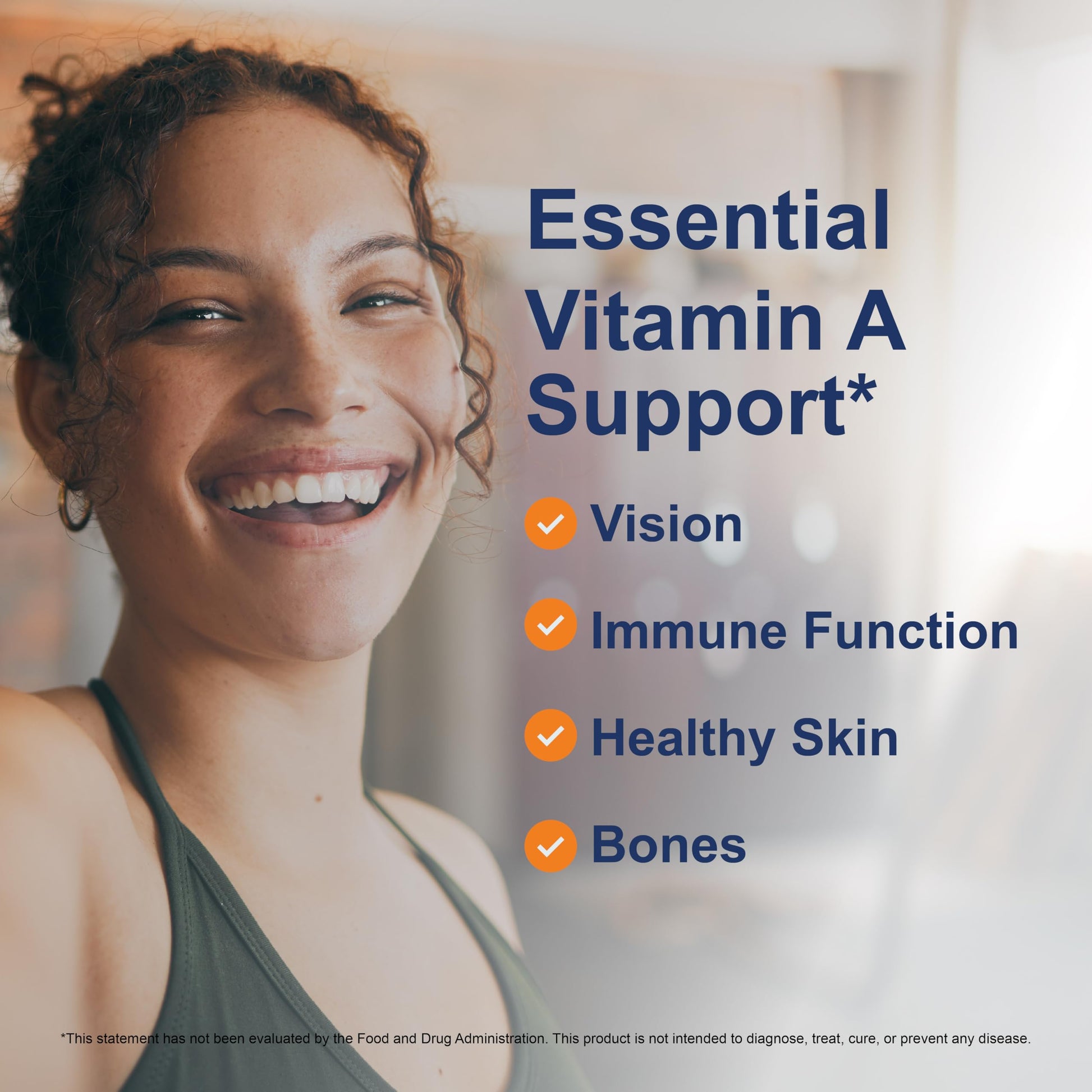 Side profile of Carlson Vitamin A 250 softgels container