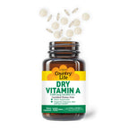 Country Life Dry Vitamin A ingredients list panel