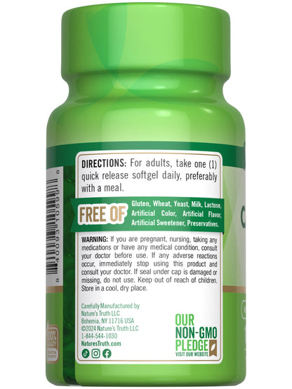 Nature's Truth high potency Vitamin A softgel close up