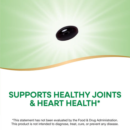 Supplement facts and ingredient list on Nature's Way Krill Oil box
