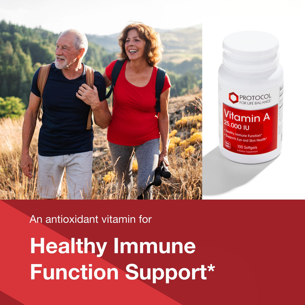 Protocol For Life Balance Vitamin A supplement facts and ingredients