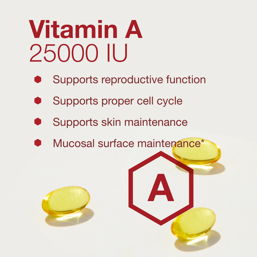 Protocol For Life Balance Vitamin A bottle side angle view
