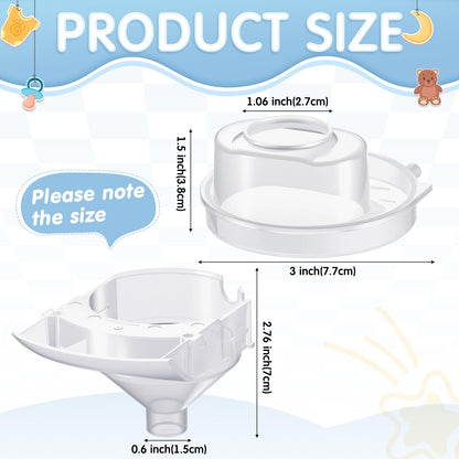 Remerry gray food grade plastic replacement parts compatible with baby brezza