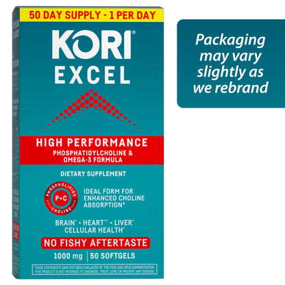 Kori Krill Excel phosphatidylcholine formula close up view