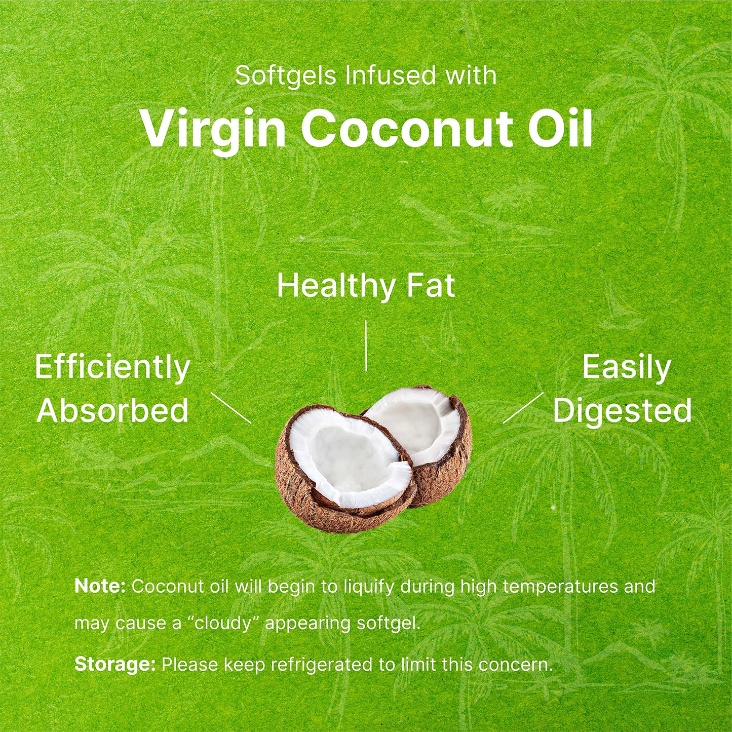 Brand logo and product potency information on bottle.