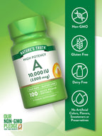 Nature's Truth 100 count softgels bottle profile angle