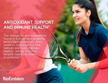 Sustainable USA imported krill oil supplement for brain and cardiovascular health
