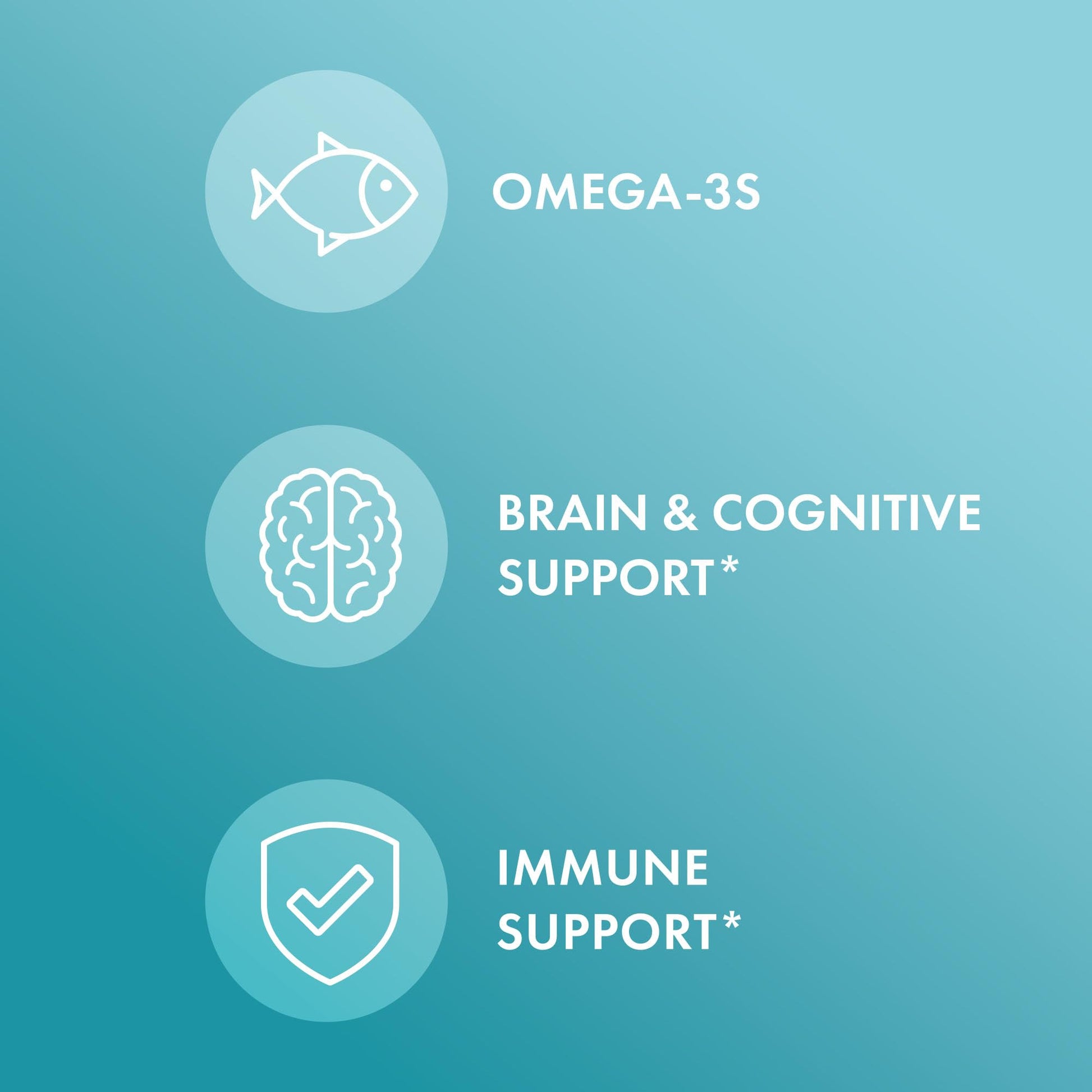 Sustainably sourced Antarctic krill oil capsules for kids cognitive development.