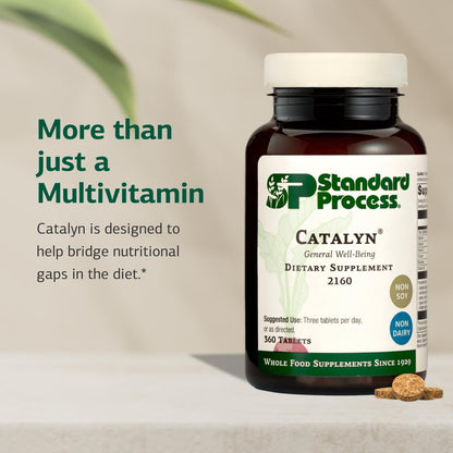 Standard Process Catalyn supplement bottle side profile