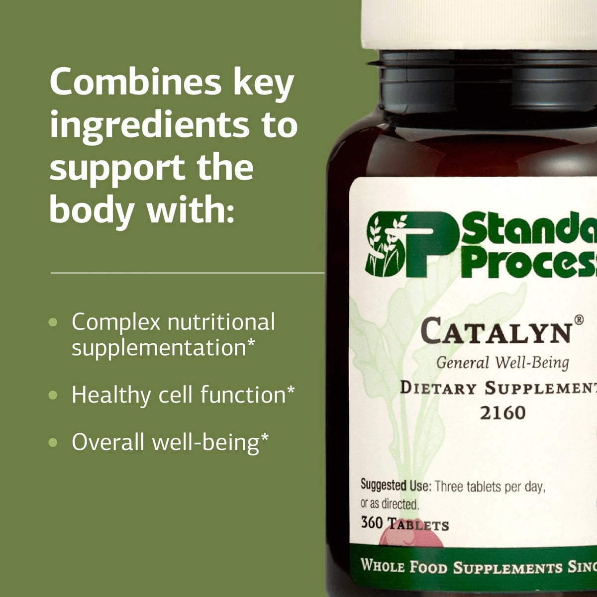 Authentic Standard Process Catalyn nutritional supplement packaging