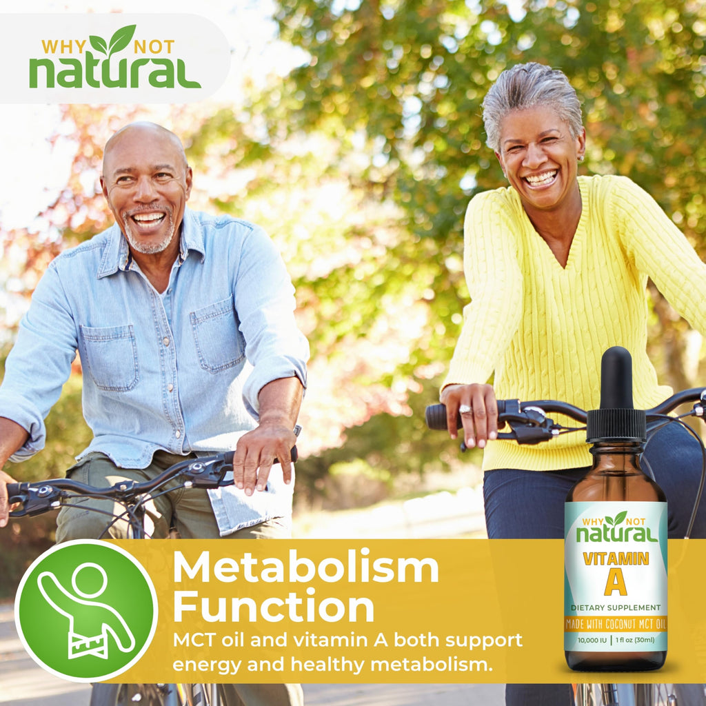 Why Not Natural Vitamin A Drops nutritional supplement label details