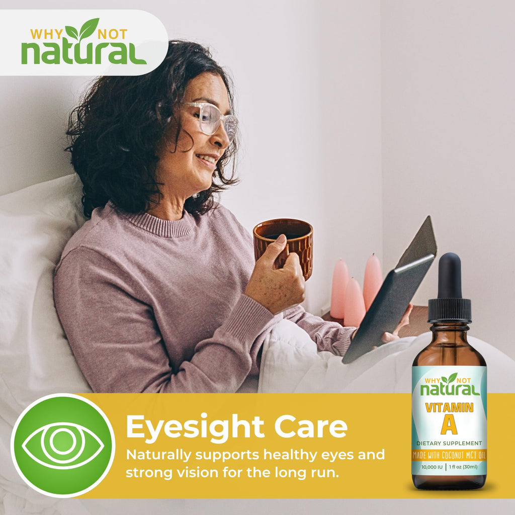 Why Not Natural Vitamin A Drops daily wellness lifestyle shot
