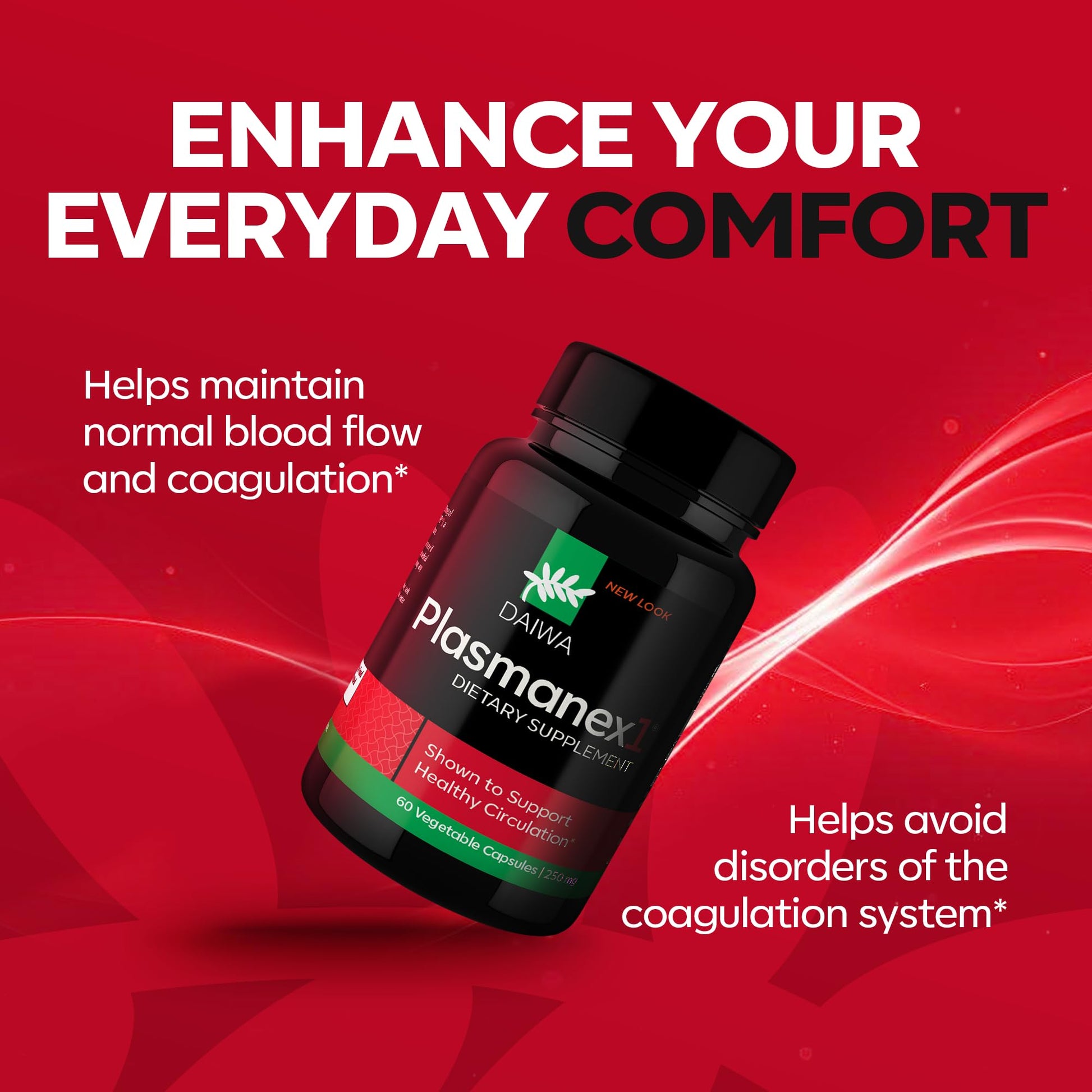 Daiwa Health Development blood flow and vein circulation vegetarian capsules