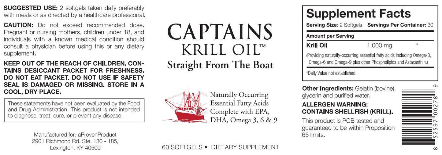 Flash frigid pressed Antarctic krill oil softgels showcasing phospholipid bioavailable formula.