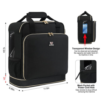 Insulated travel bag with shoulder strap for baby formula mixer machine