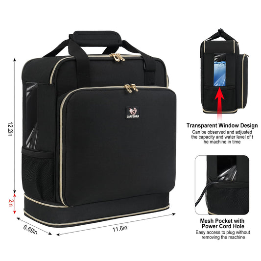 Insulated travel bag with shoulder strap for baby formula mixer machine
