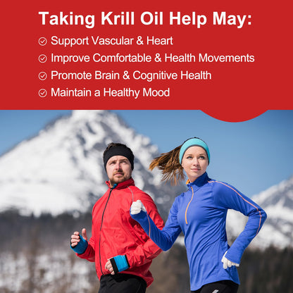 Anisx Antarctic Krill Oil bottle highlighting the non GMO and gluten free certifications on the packaging