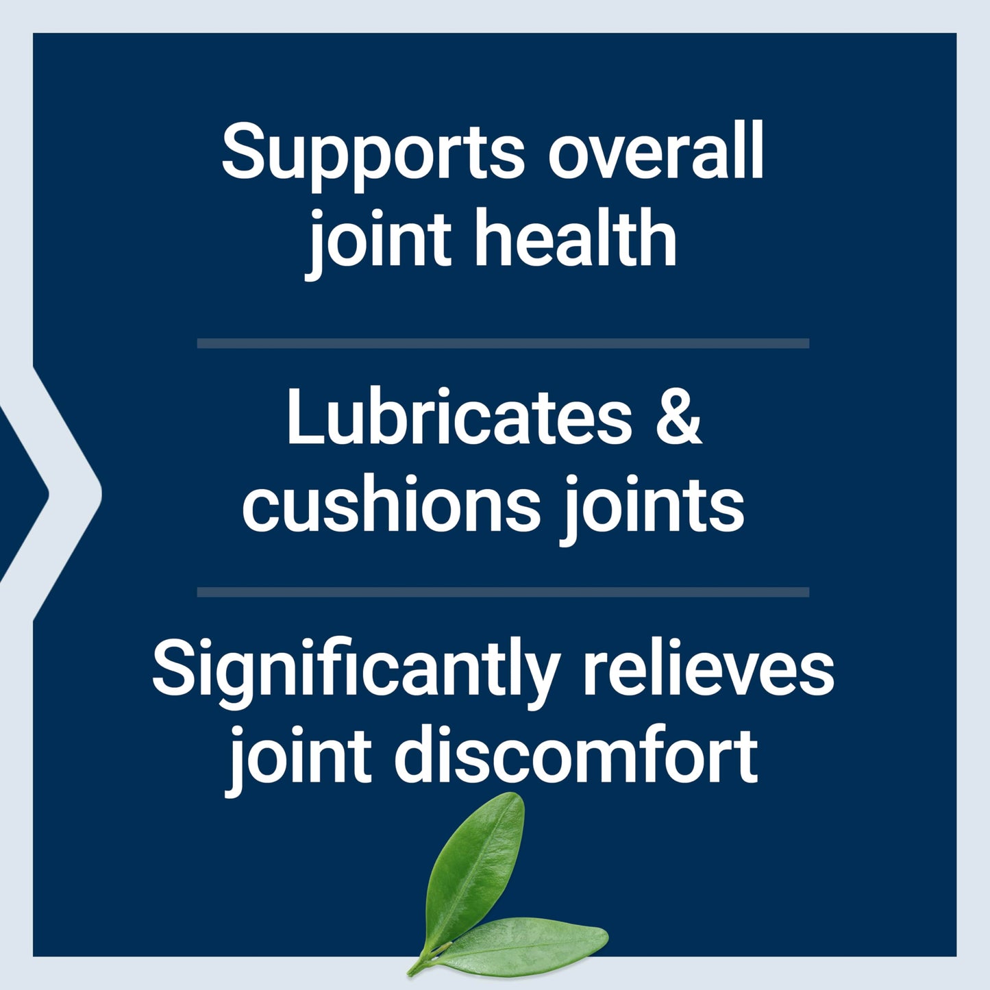 Gluten free and non GMO certified label on Life Extension joint support bottle