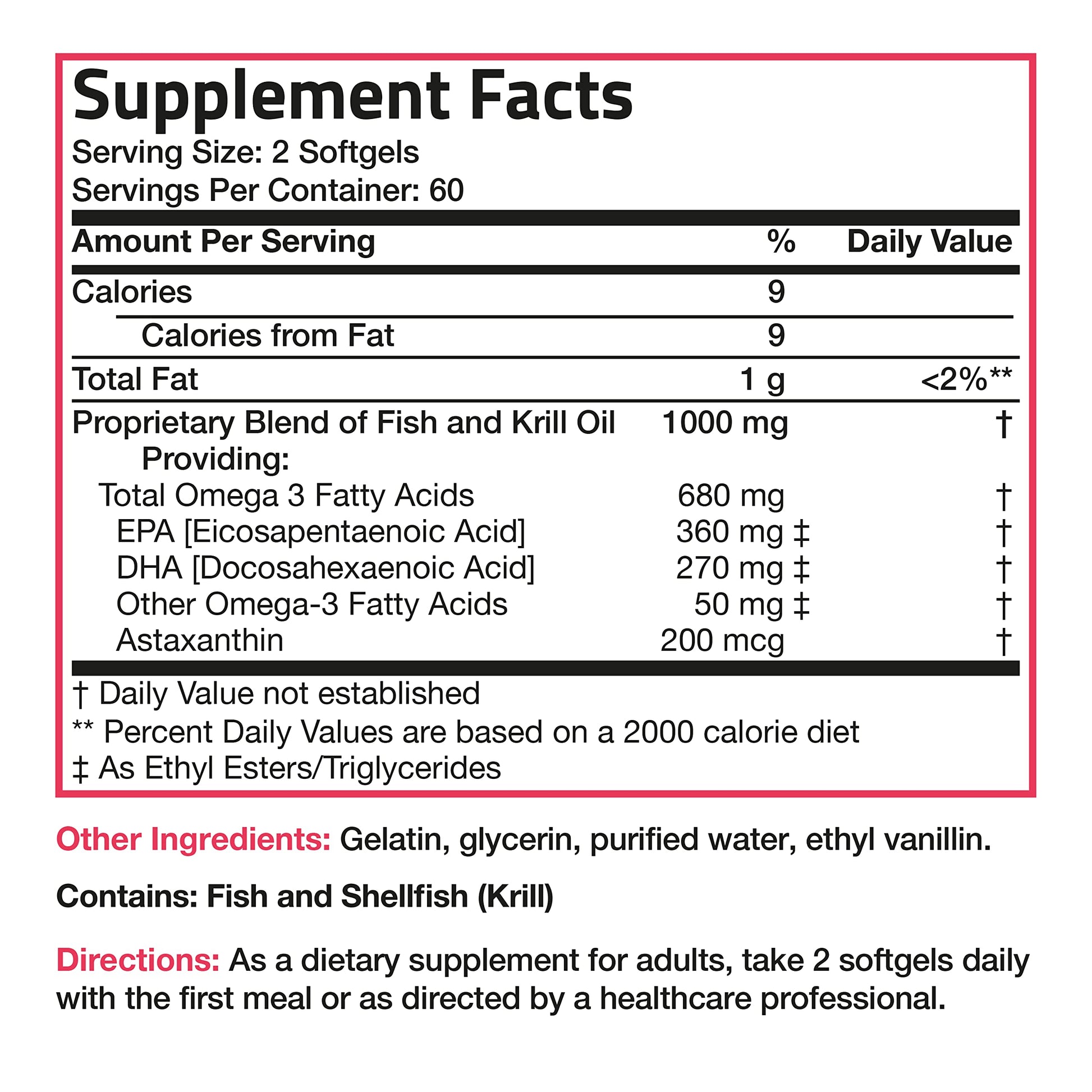 Bronson Omega 3 essential fatty acids premium blend container highlighting 1000 milligram potency.