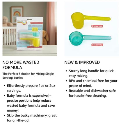 Safe food grade material construction details of the newborn formula dispenser scoop