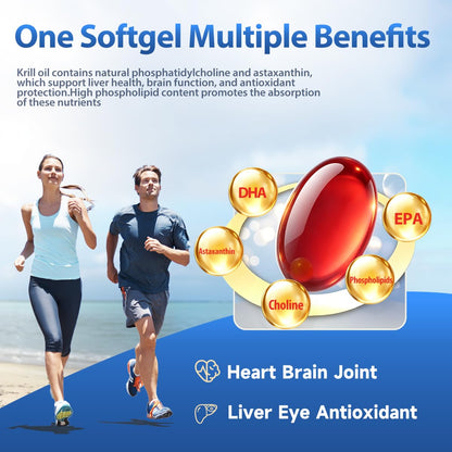 NYO3 1000 Mg marine phospholipid softgels premium health supplement