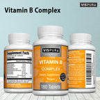 Premium German-manufactured Vispura B-complex 180 tablet supply for optimal vitality.