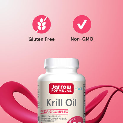 Antarctic krill oil with astaxanthin 1200 mg serving layout showcasing softgel clarity