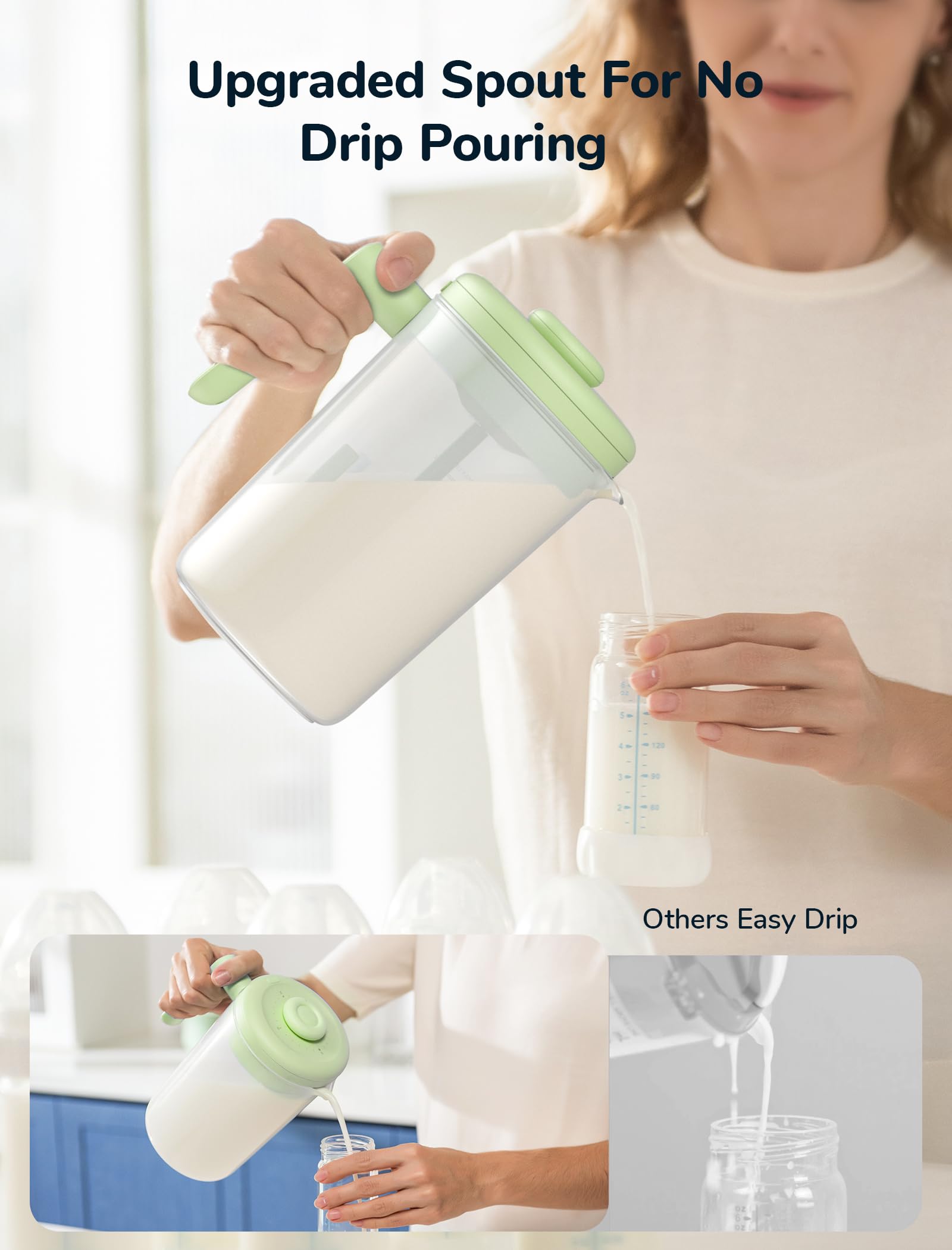 NehNeh Baby motorized baby formula pitcher charging port detail