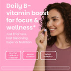 EZ Melts B vitamins supplement dissolvable tablets supplement facts label