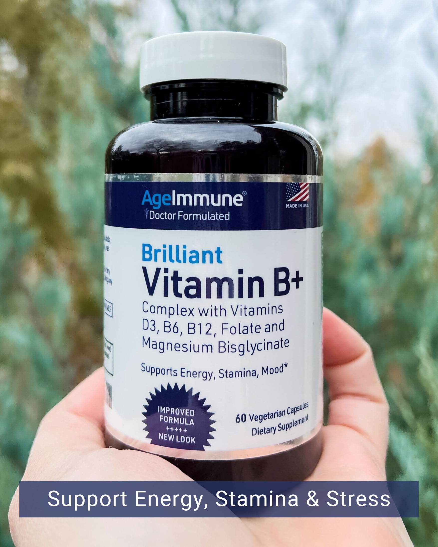 AgeImmune premium USA imported wellness supplement for daily energy and stamina