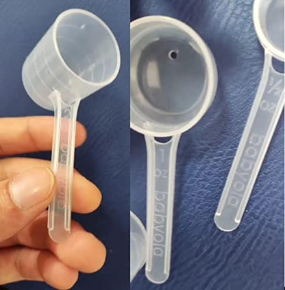 Babyola long handle BPA free reusable baby formula spoons package