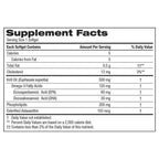 Kirkland Signature Krill Oil supplement facts and dosage label details