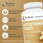 Dr. Berg organic vanilla flavor chewable yeast supplements close up view