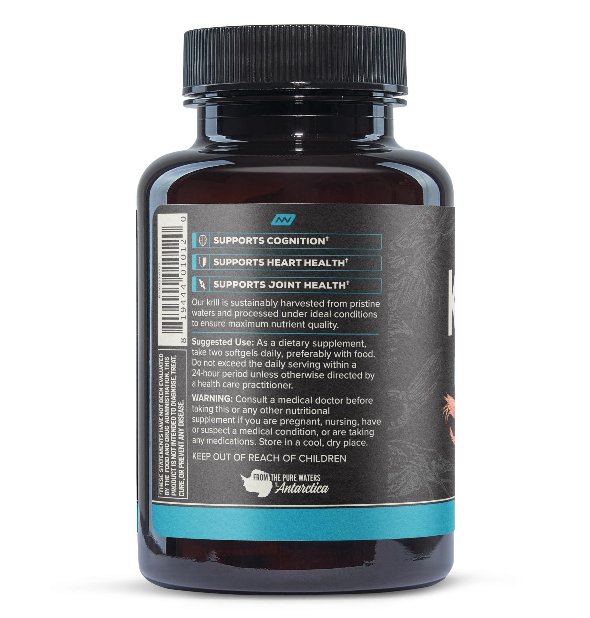 Nature's Bounty Krill Oil rapid release capsules for joint flexibility and mobility