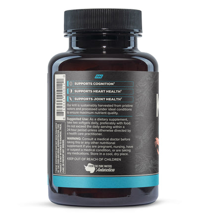 Nature's Bounty Krill Oil rapid release capsules for joint flexibility and mobility