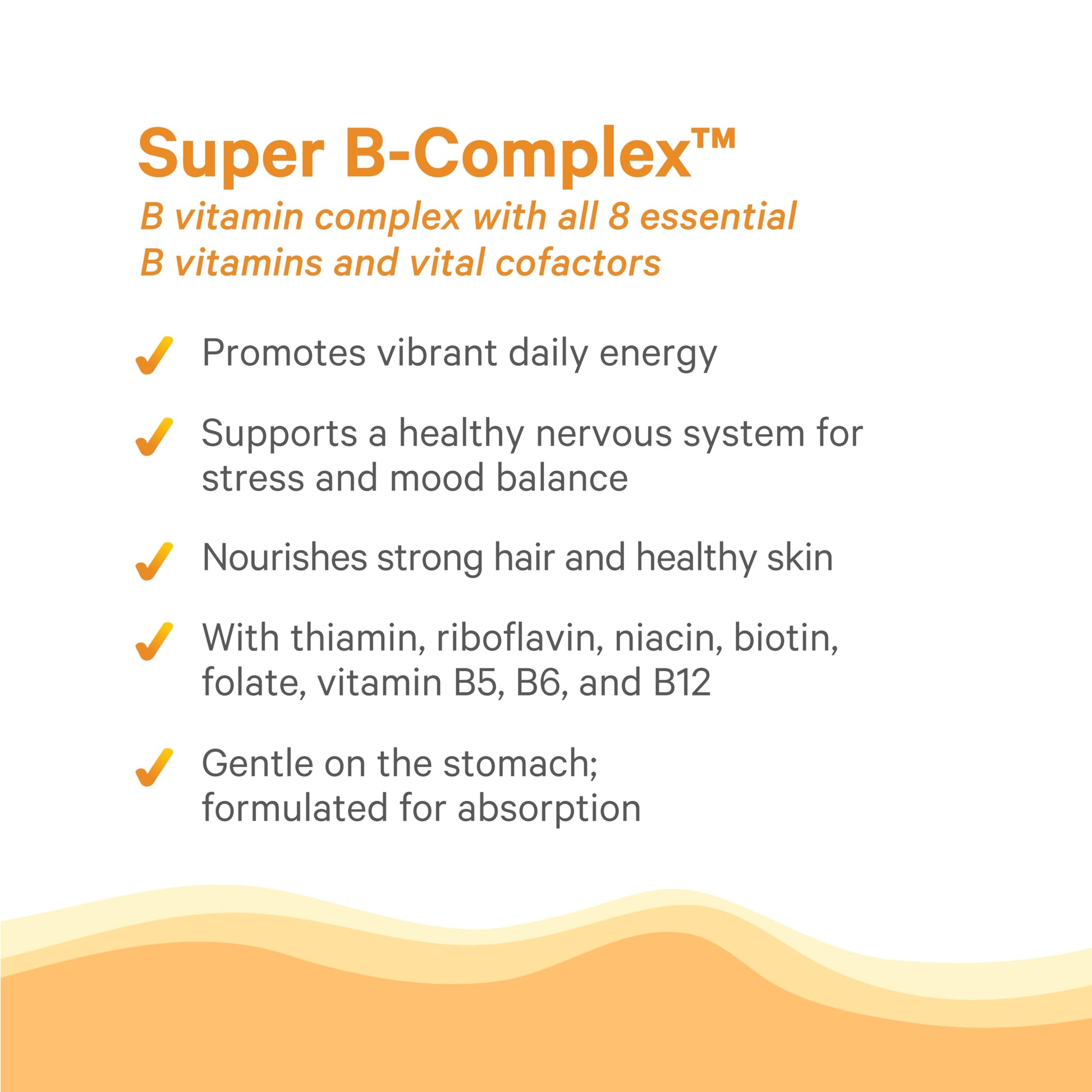 USA imported Pure Synergy Super B Complex dietary supplement bottle