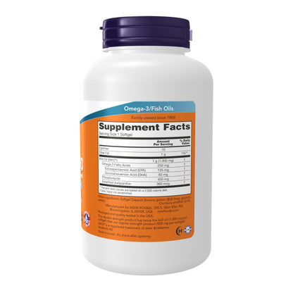 NOW Foods Neptune Krill Oil supplement facts label and ingredient details