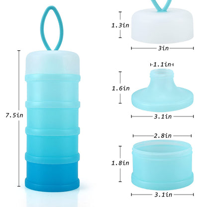 Close up of the secure interlocking seals on the portable snack container
