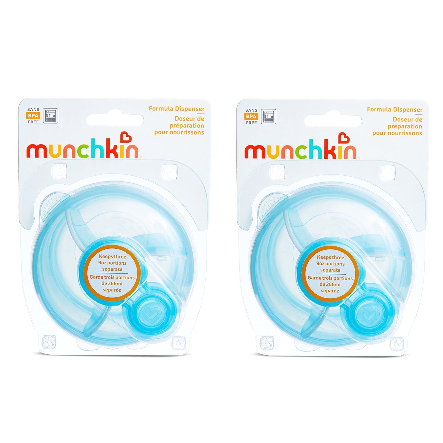 Munchkin portable baby feeding storage showing the flexible spill proof seal design