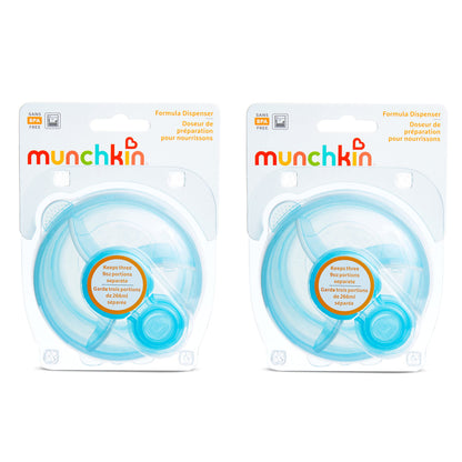 Munchkin portable baby feeding storage showing the flexible spill proof seal design