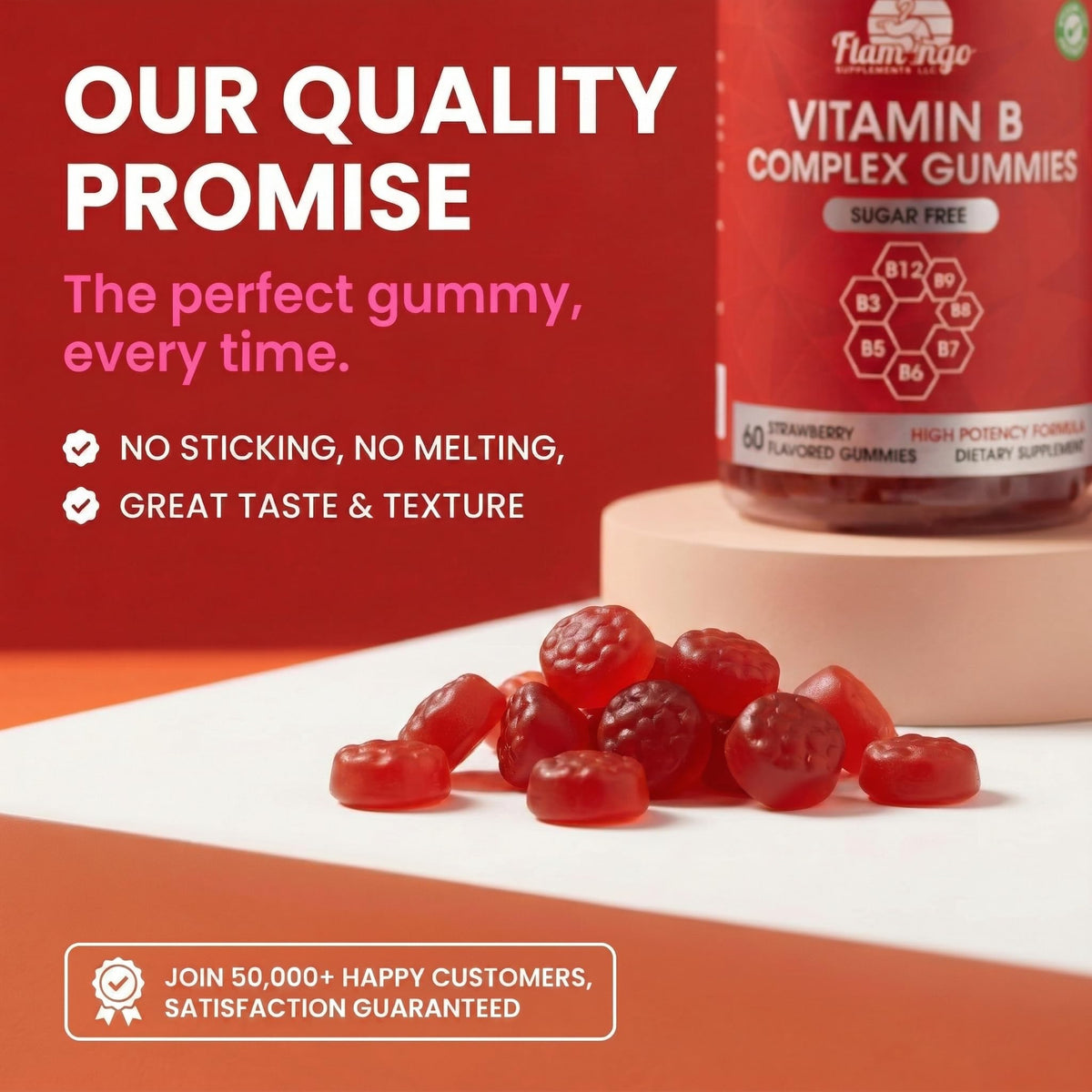 Premium USA imported vitamin supplement packaging displaying the sixty count container size clearly.