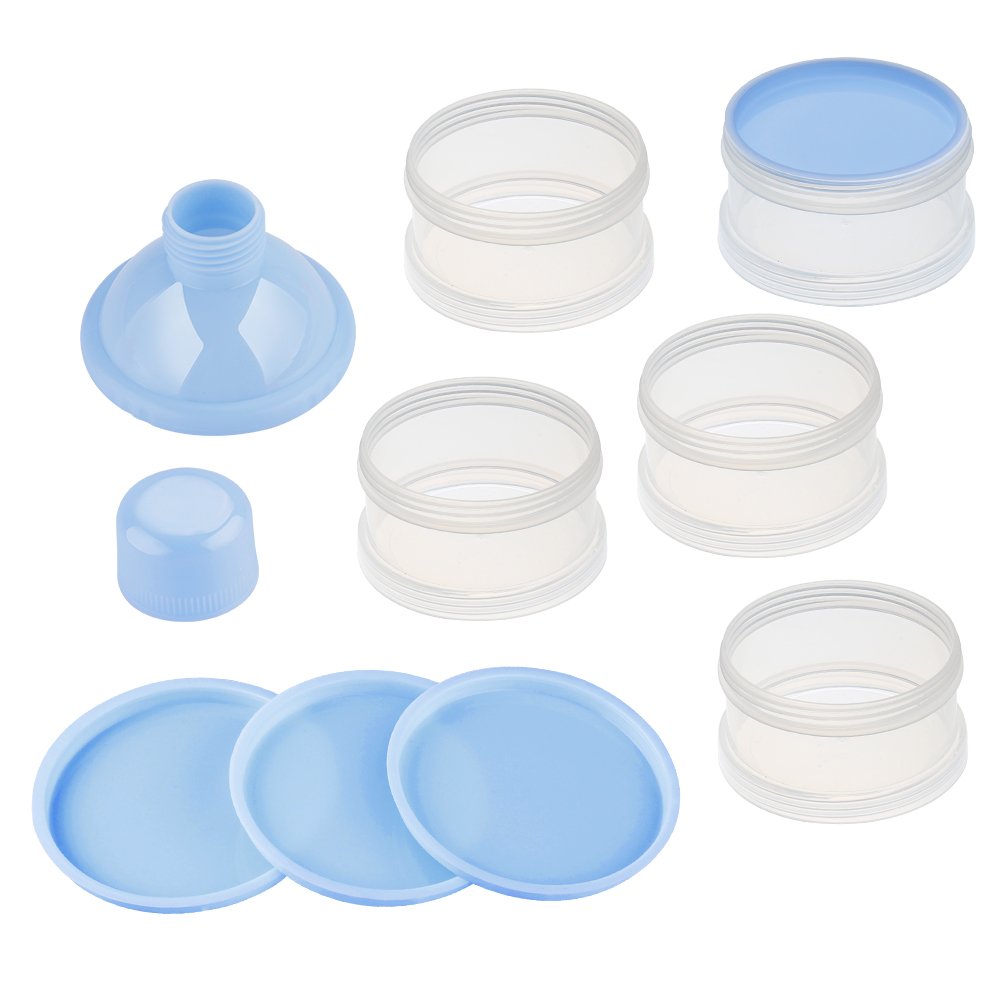 TARREXO stackable baby milk powder container with individually sealed compartments separated