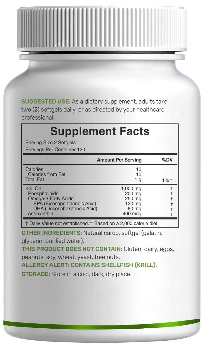 Deal Supplement Antarctic Krill Oil premium USA imported health product presentation