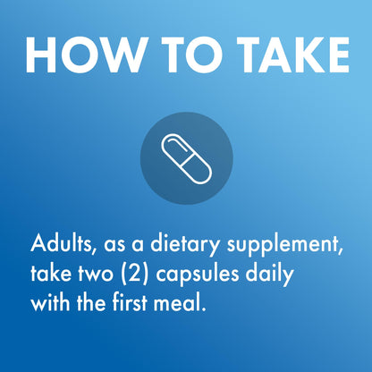 Premium imported Dr. Mercola Omega 3 supplement displaying heart and brain benefits.