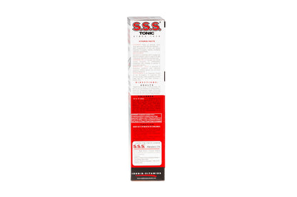 S.S.S. Company high potency liquid iron formula dark amber bottle highlighting USA imported authenticity