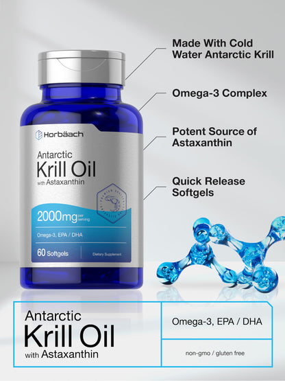 Premium imported Horbäach Omega 3 EPA DHA softgels bottle close up view