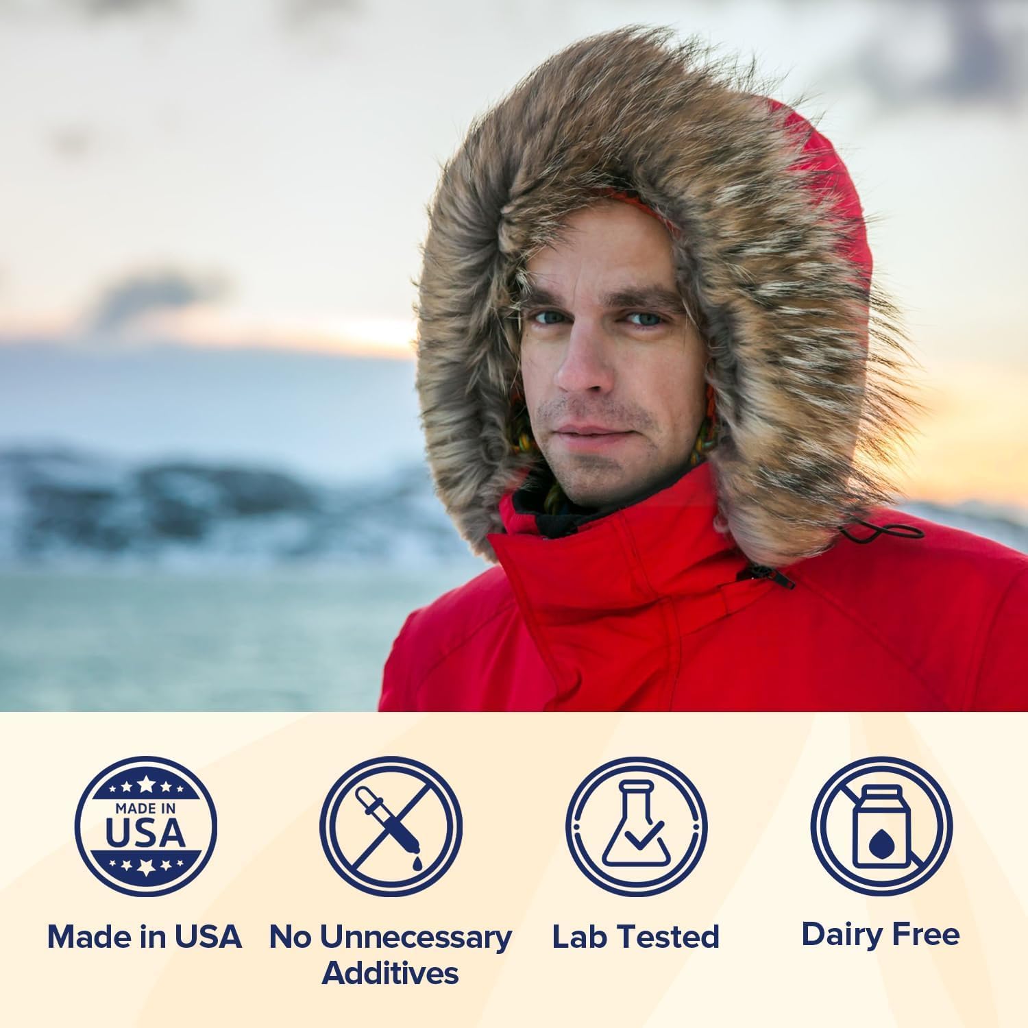 NatureMyst non GMO gluten free krill oil supplement facts and label